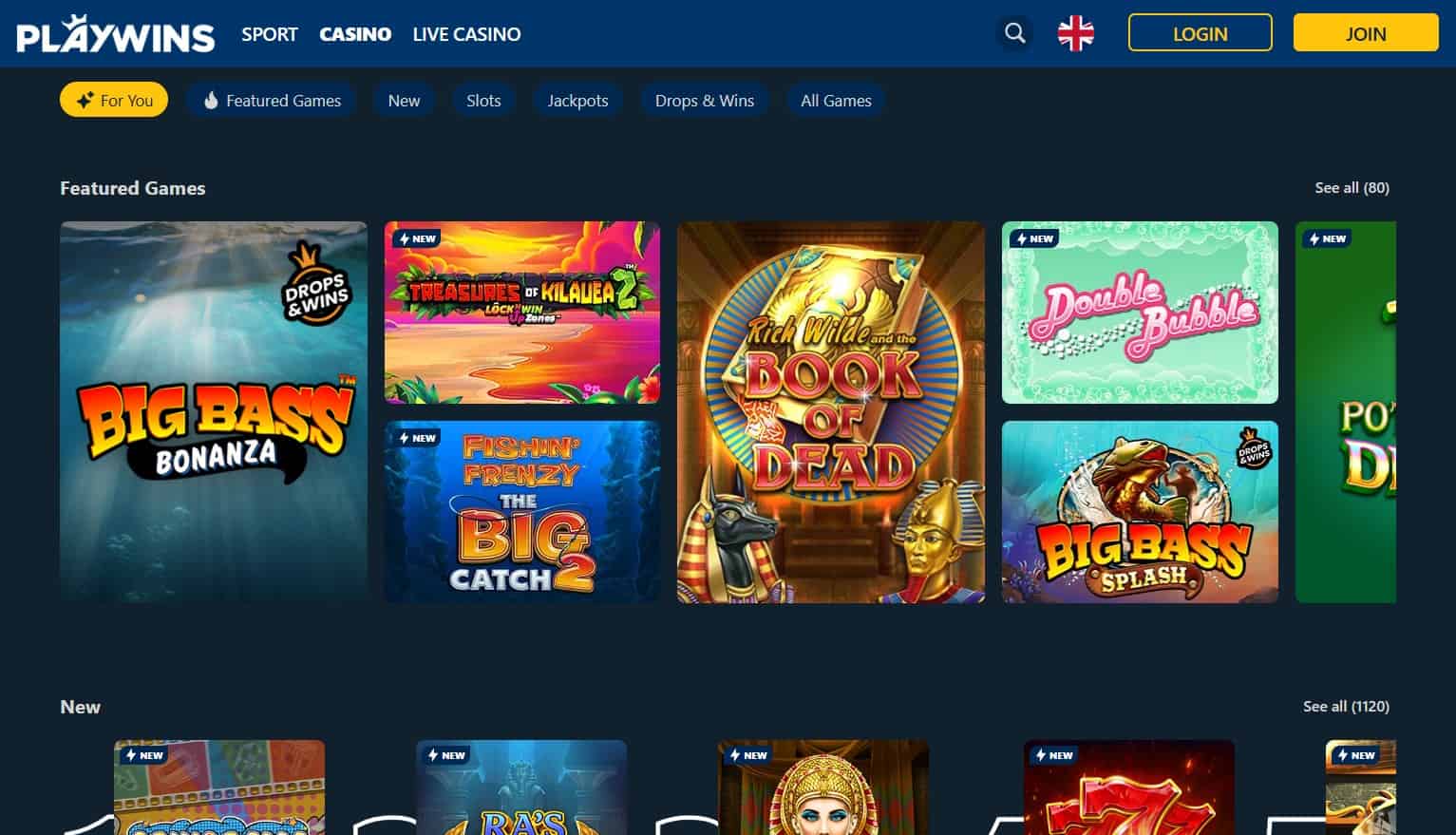 Playwins Homepage