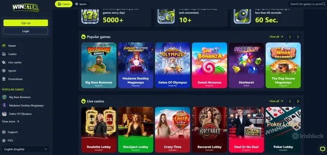 Winzter Homepage
