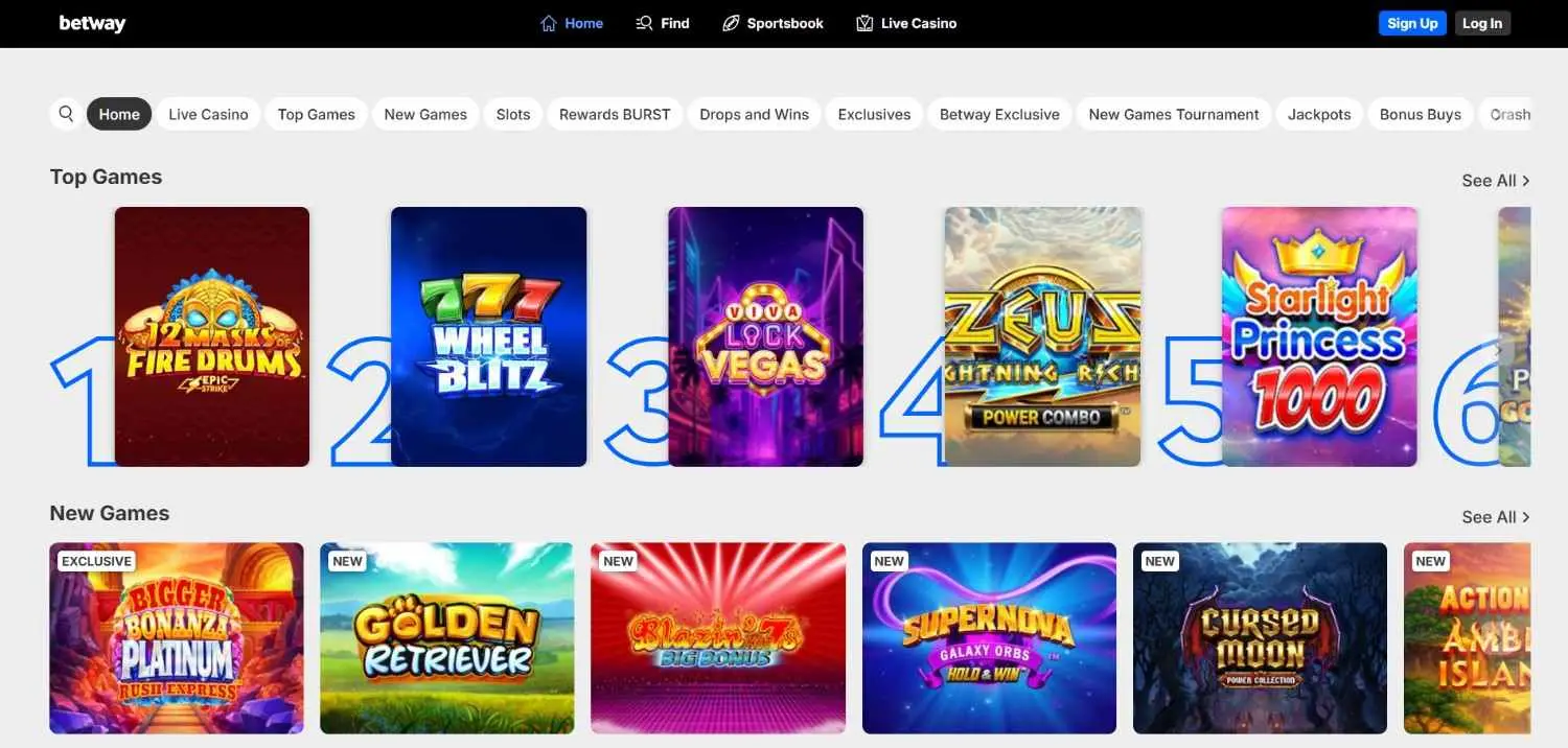 Betway-Casino-Homepage