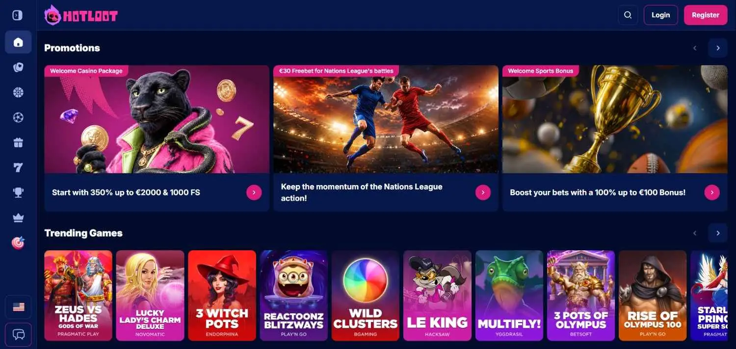 HotLoot Homepage