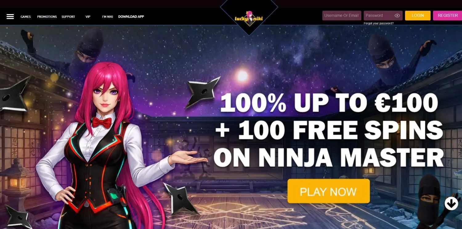 Lucky Niki Homepage