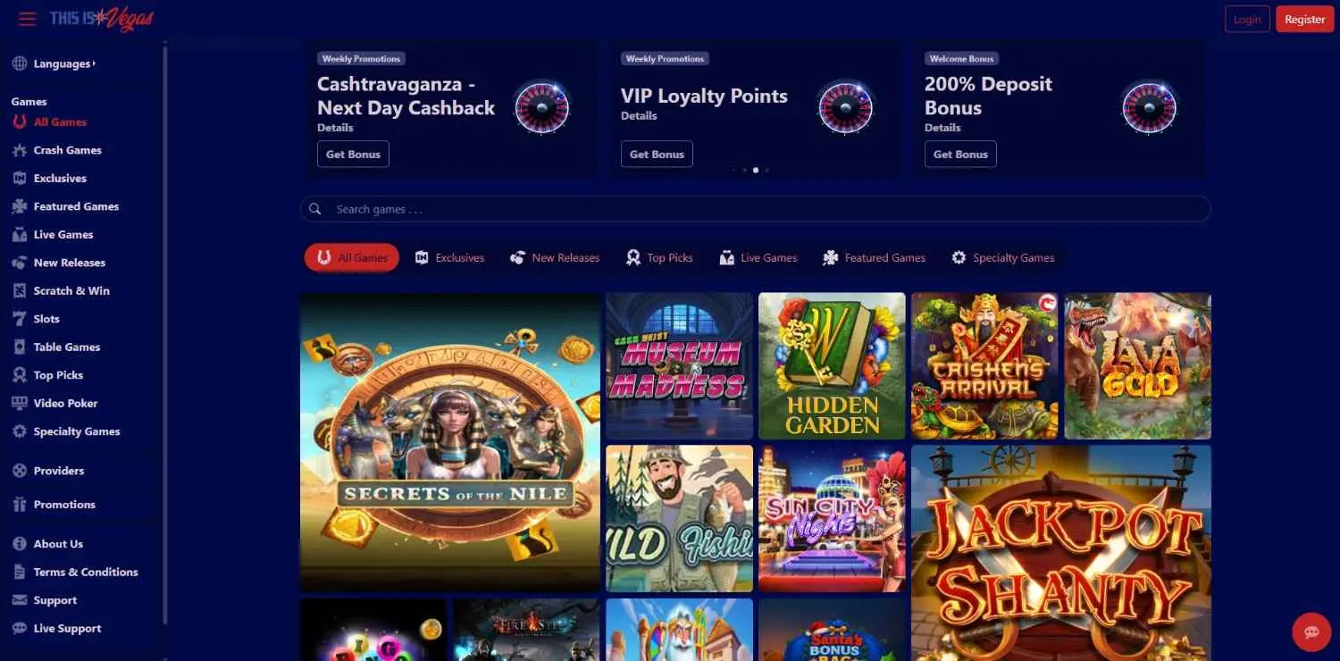 This Is Vegas Homepage