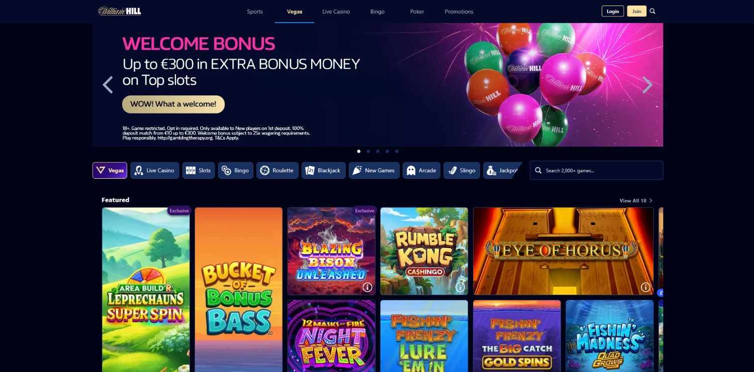 william hill homepage
