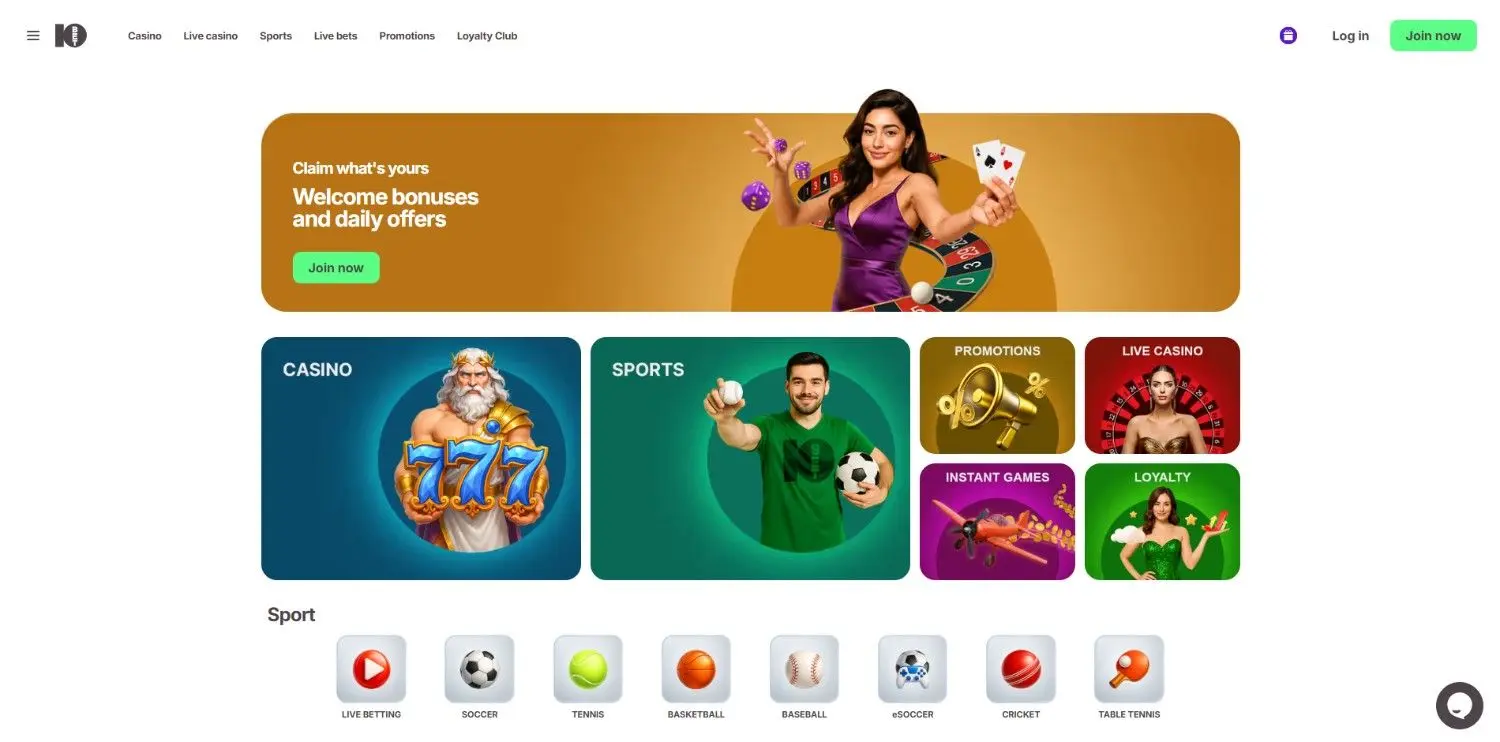 10Bet Homepage