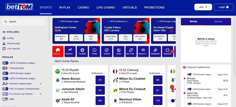 BetTOM Homepage