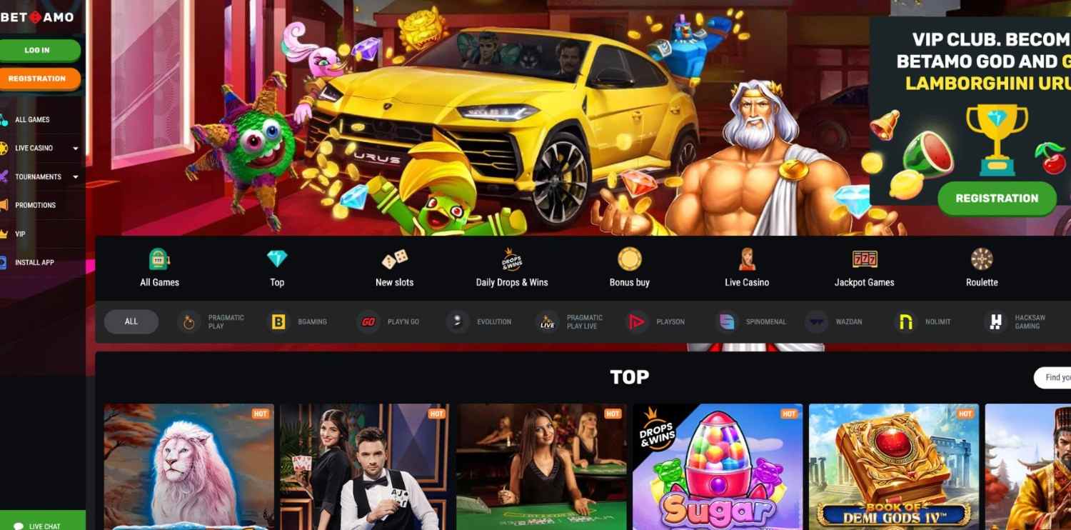 Betamo Homepage