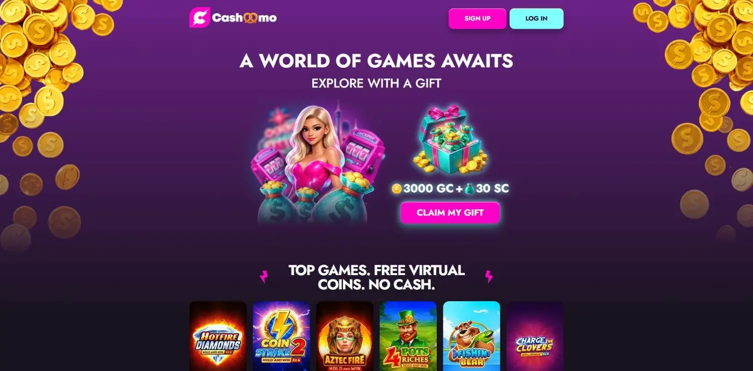 Cashmo Homepage