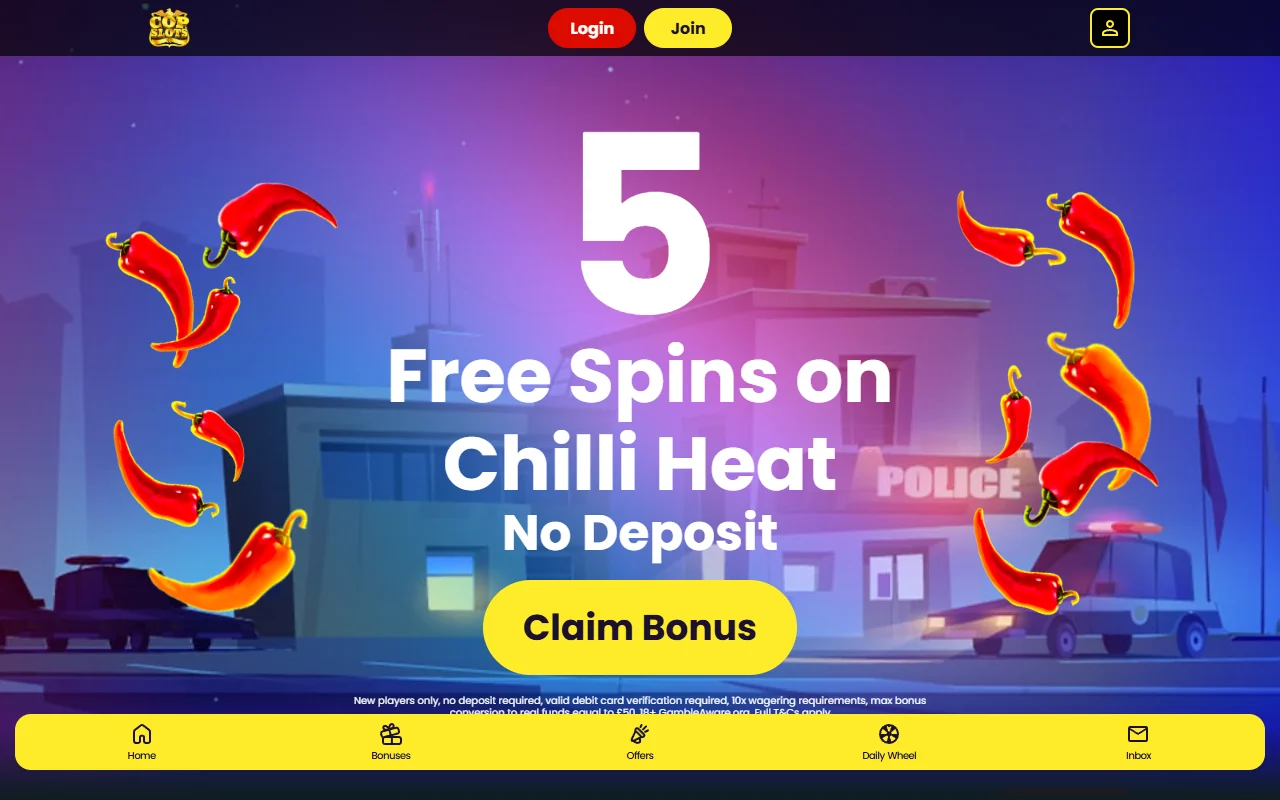 Cop Slots Homepage