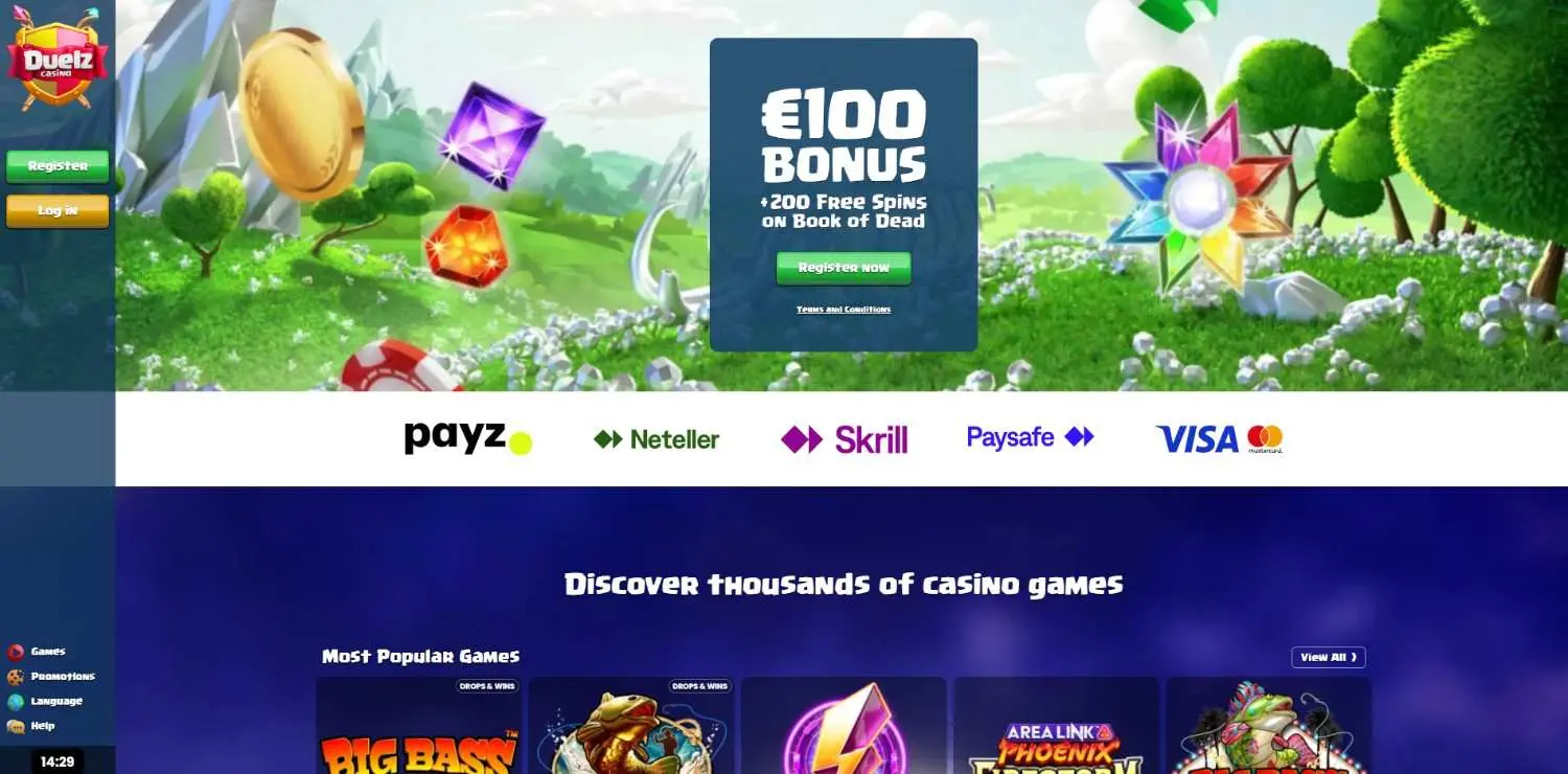 Duelz Homepage
