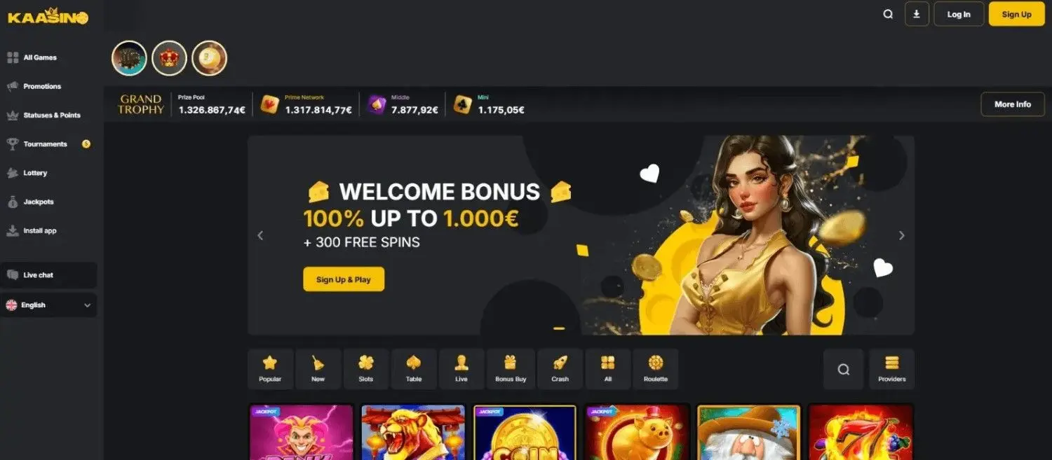 Kaasino Homepage