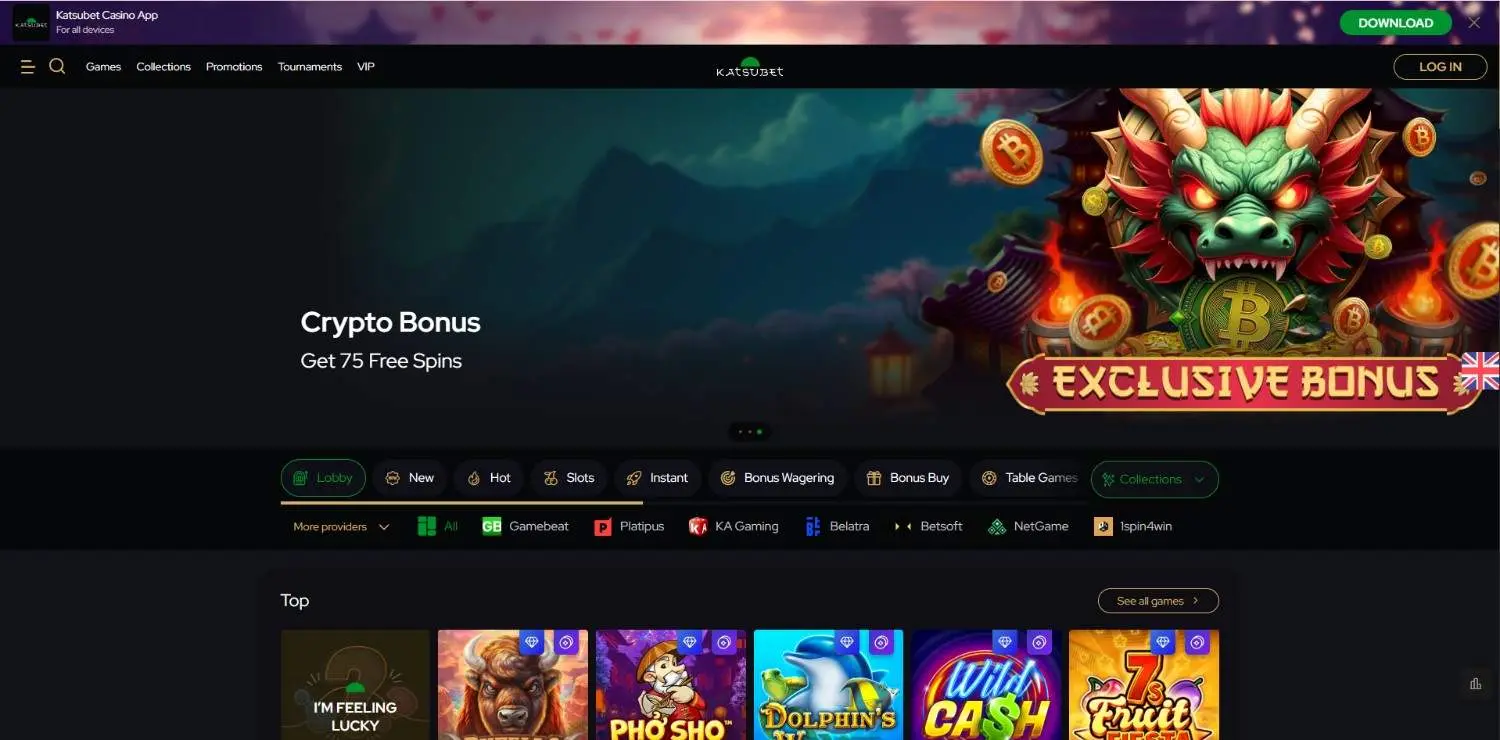 KatsuBet Homepage
