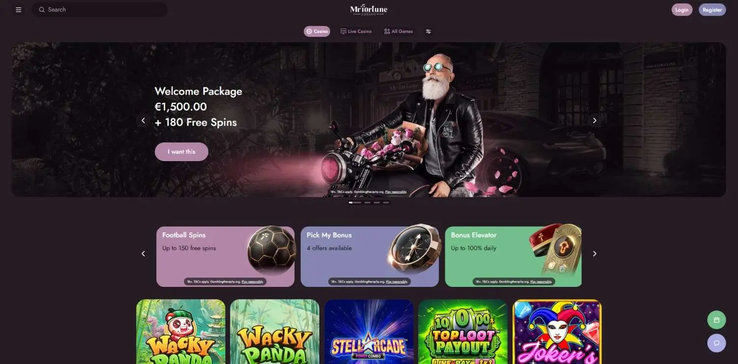 Mr Fortune Homepage