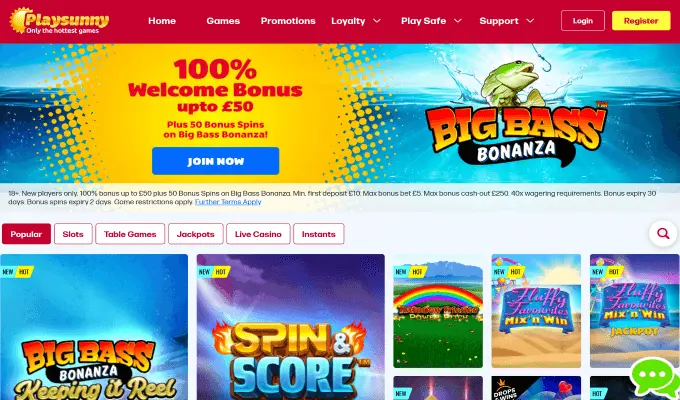 PlaySunny Homepage