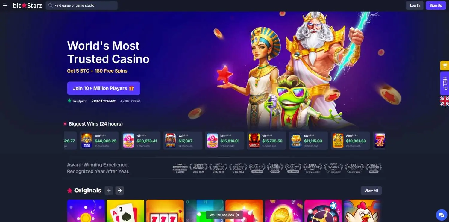BitStarz Homepage