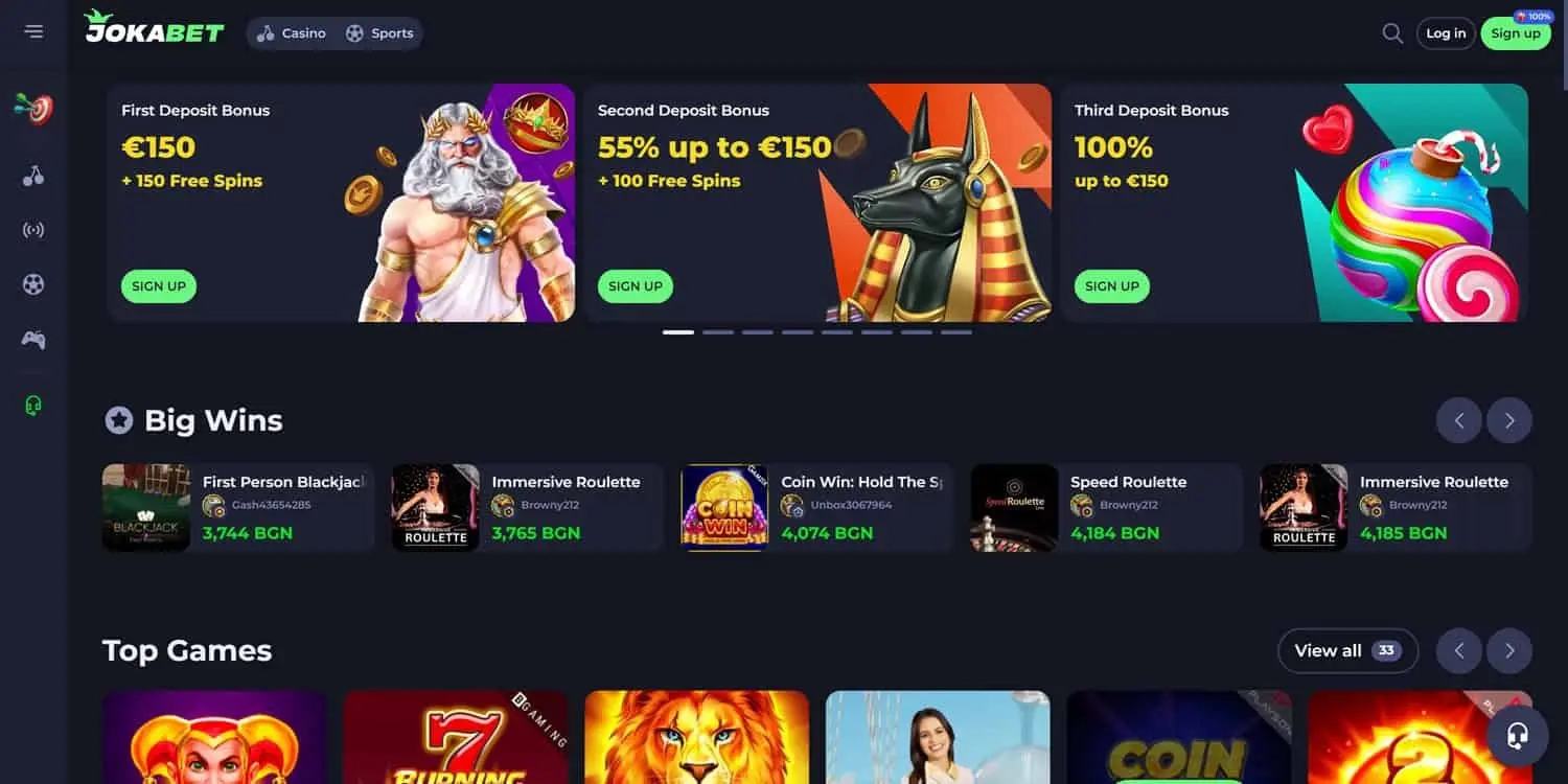 Jokabet Homepage