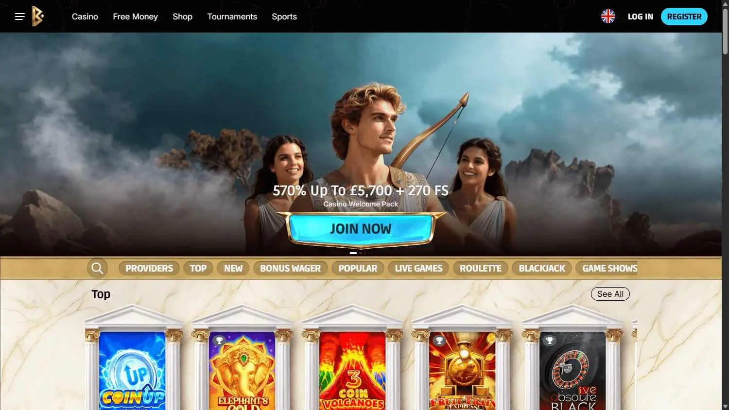 Betmica Homepage