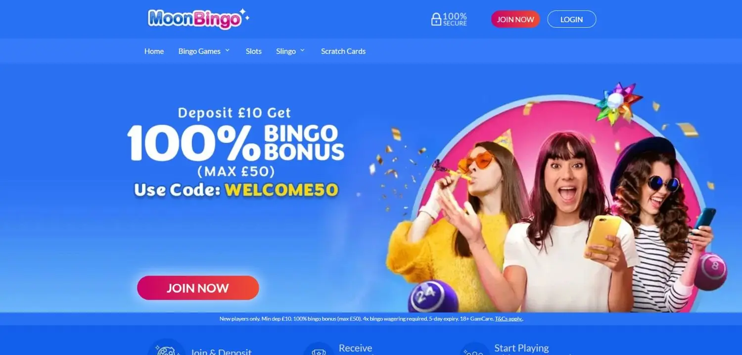 Moon Bingo Homepage