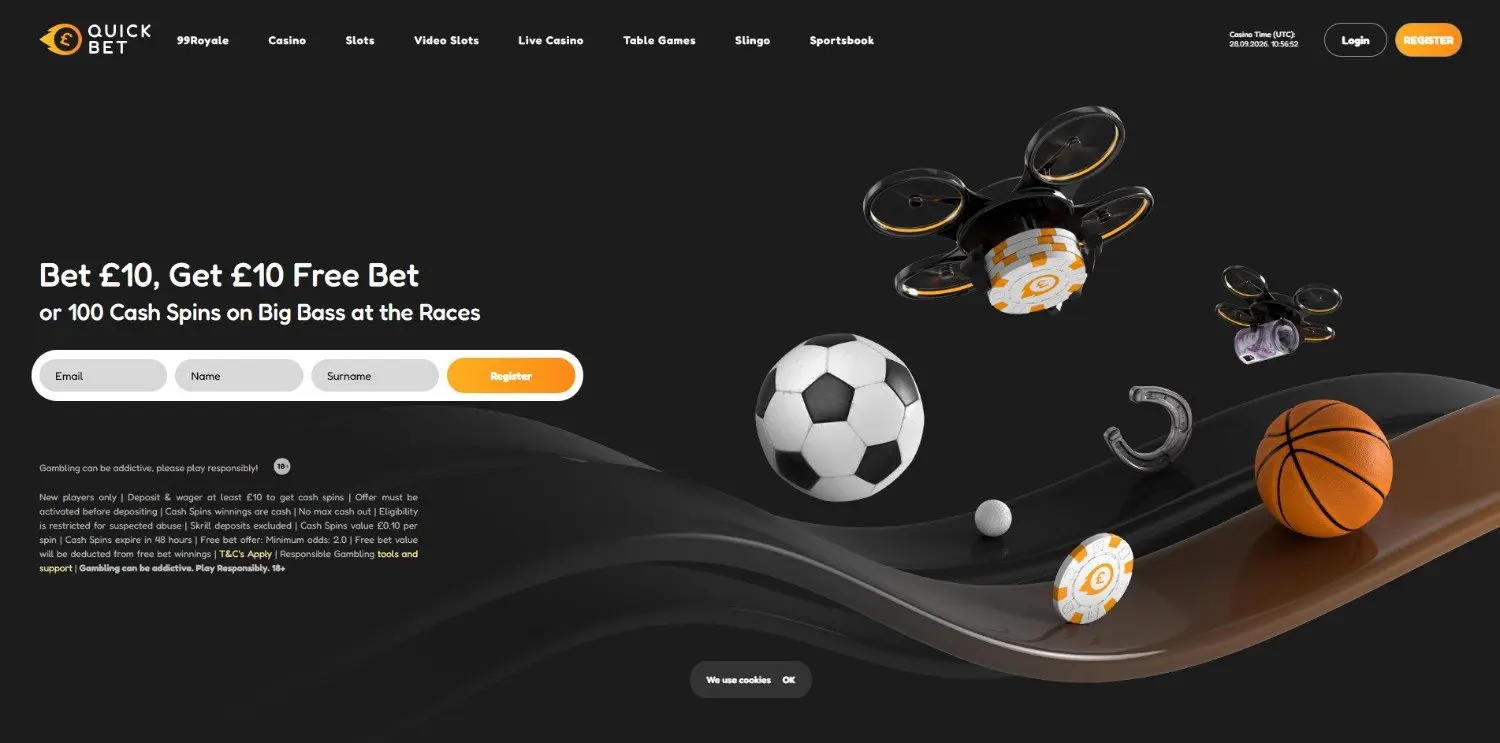 QuickBet Homepage