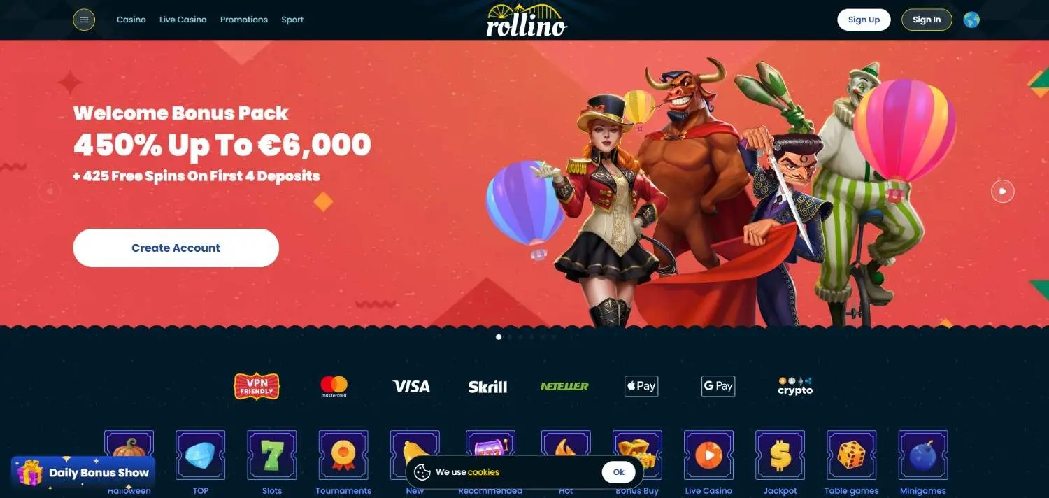 Rollino Homepage