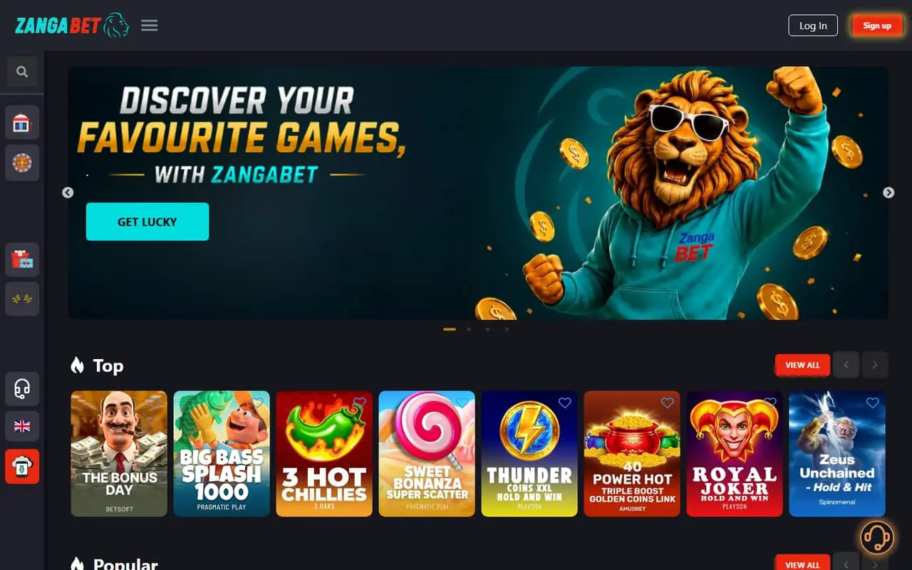 Zangabet Homepage